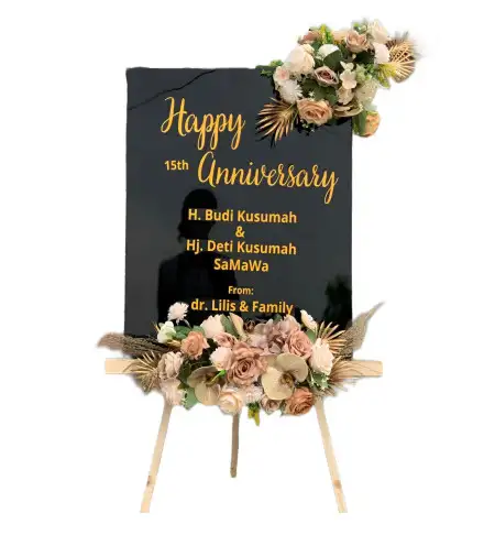 Papan Bunga Akrilik Godong