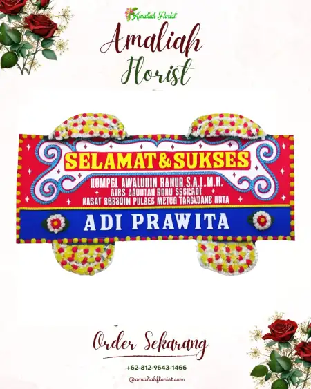 Papan Bunga Ucapan Selamat Godong