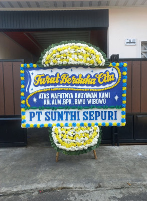 Papan Bunga Duka di Godong