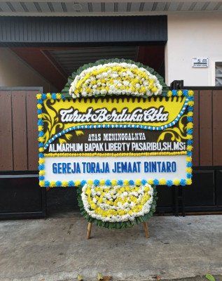 Papan Bunga Duka di Godong